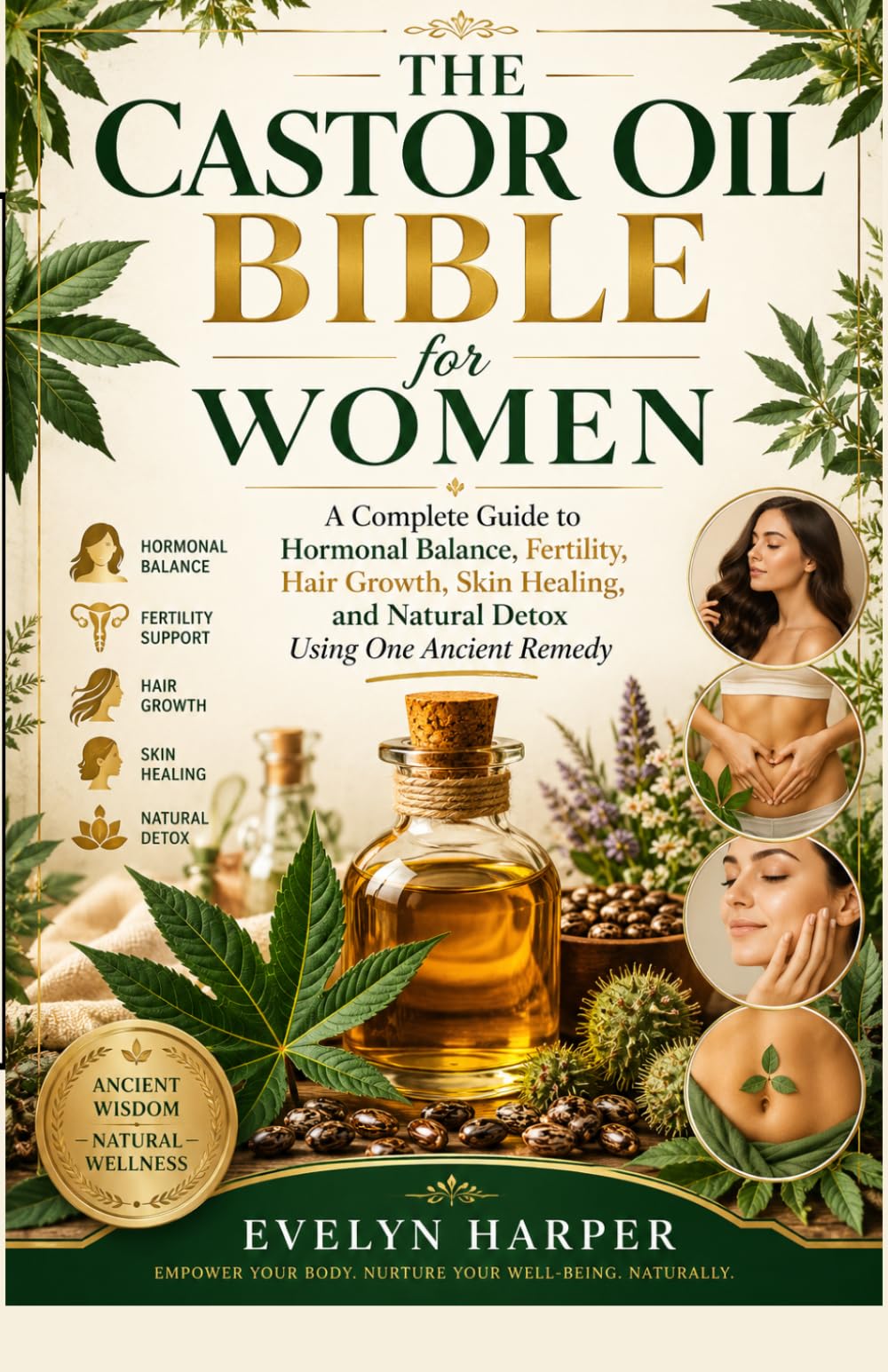 The Castor Oil Bible for Women: A Complete Guide to Hormonal Balance, Fertility, Hair Growth, Skin Healing, and Natural Detox Using One Ancient Remedy