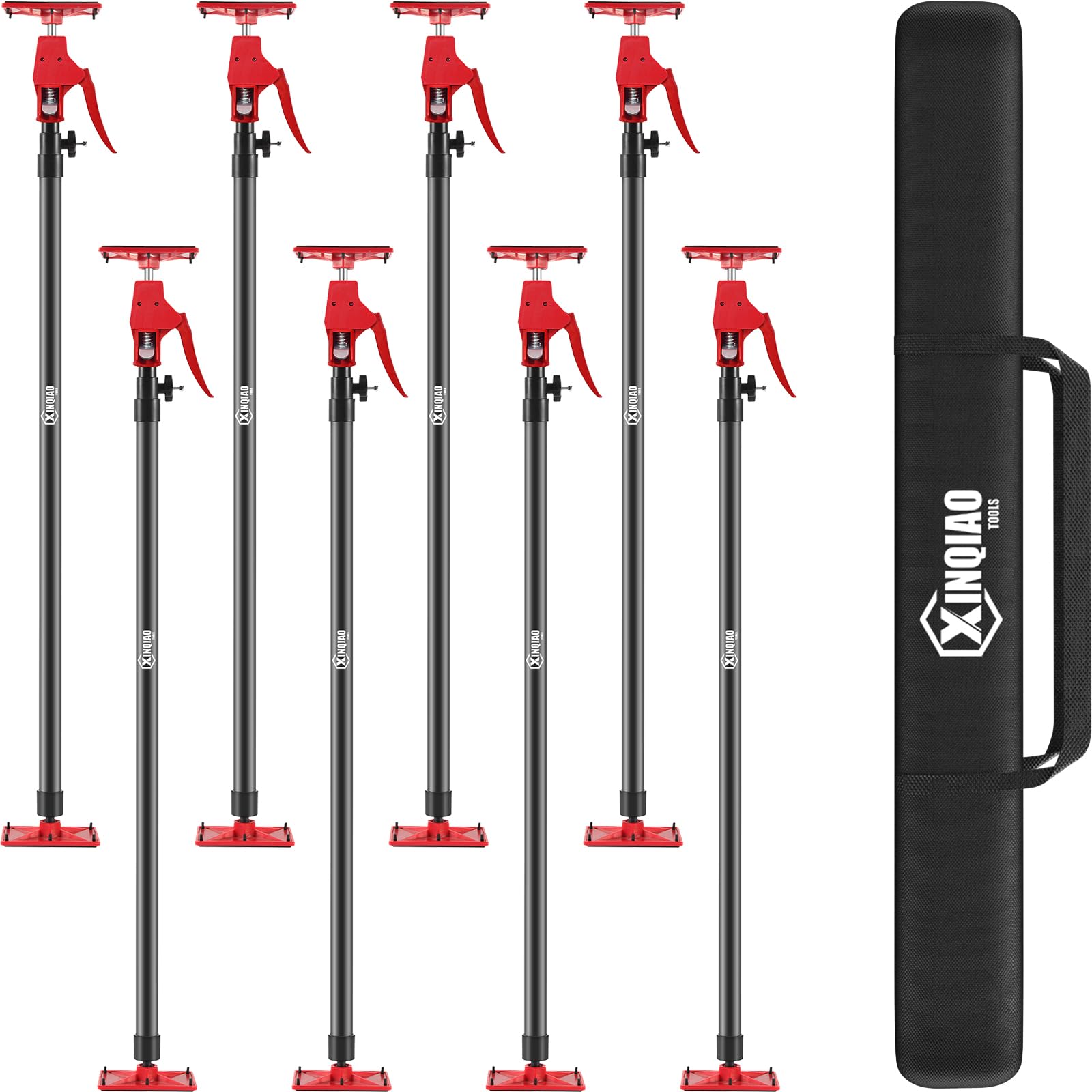 XINQIAO Drywall Lifts Cabinet Jacks for Installing Cabinets, Light Duty Third Hand Tools Adjustable Support Pole from 45 in to 113.6 in, 1 PC — Amazon image 9