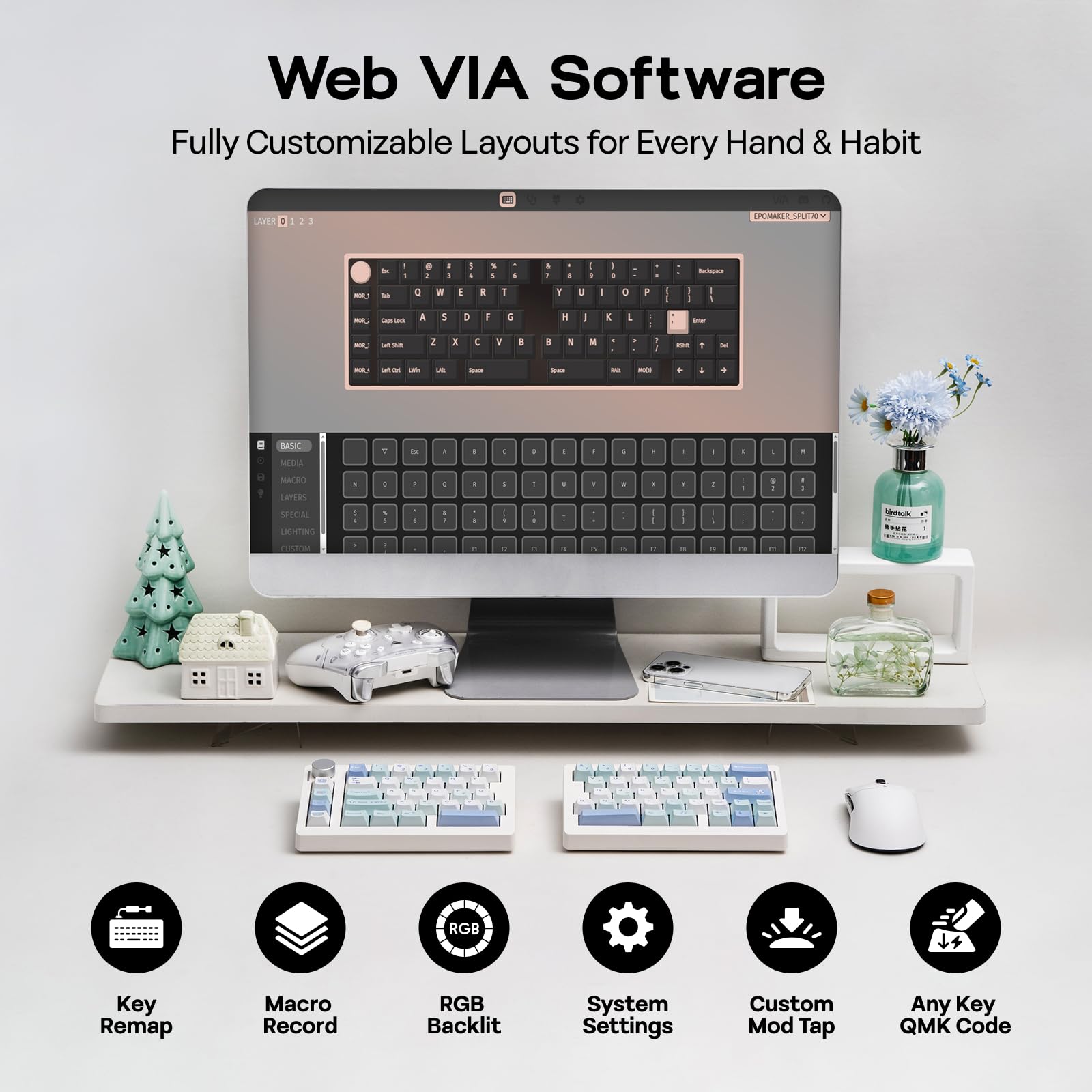 EPOMAKER Split70 ブラック EPOMAKER Split70