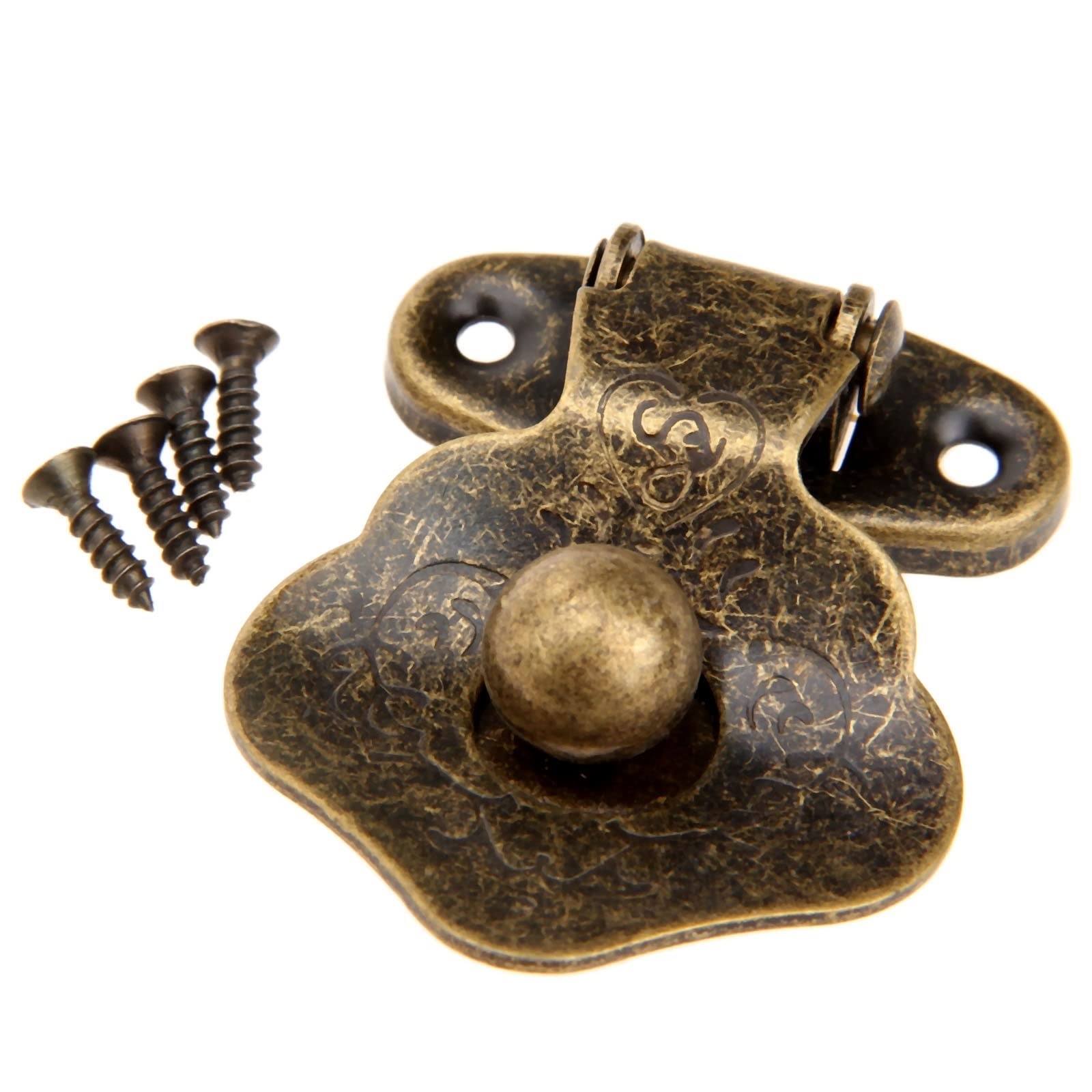 SFJSFIMQ Latch Lock Latch Wooden Box Hasp Pad Chest Lock Box Latch Hasps