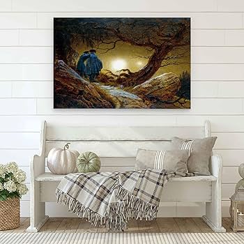 Amazon.co.jp: カスパー・ダーヴィト・フリードリヒ「月を眺める二人の Amazon.co.jp: カスパー・ダーヴィト・フリードリヒ「月を眺める二人の