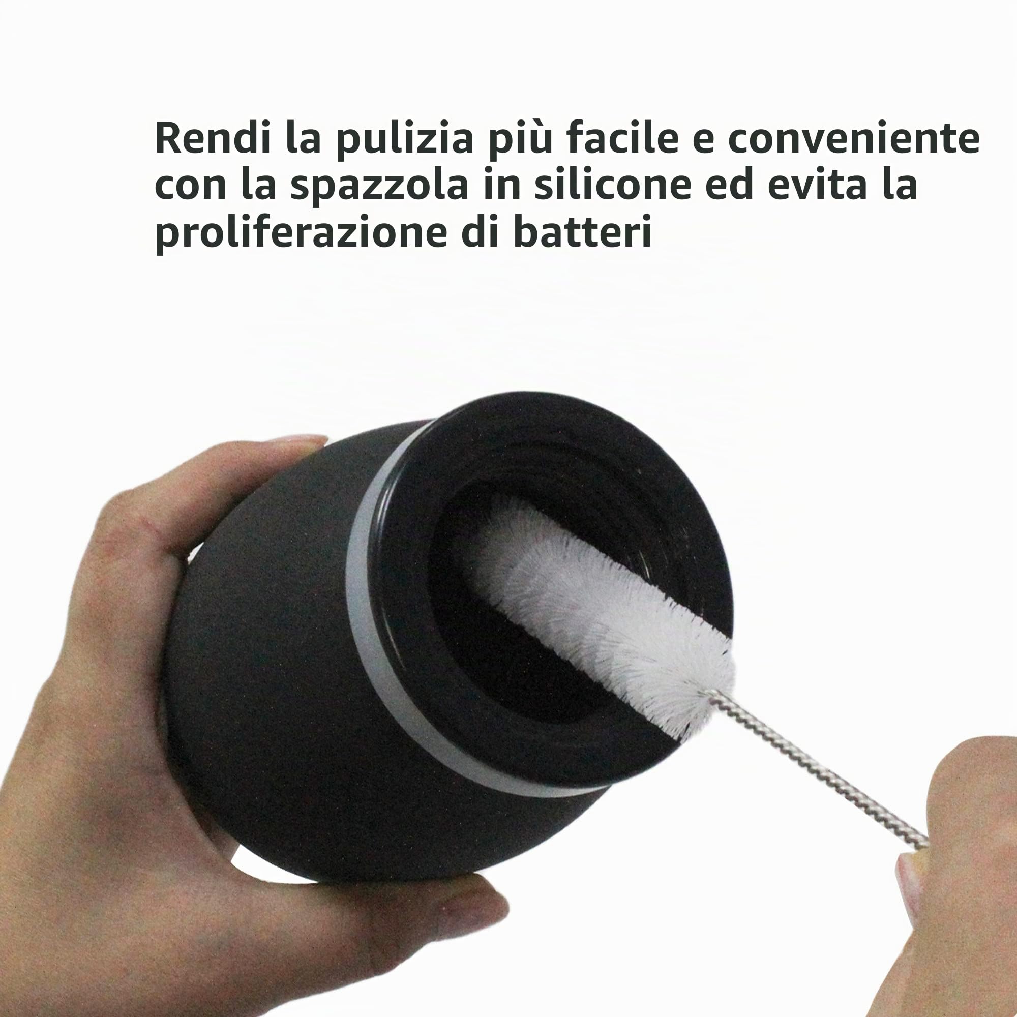 TopQuaFocus Extra Large 14.5OZ Bulbo Clistere Doccia Anale per Uomo Donna Pulizia - Senza BPA e Ftalati Nero…