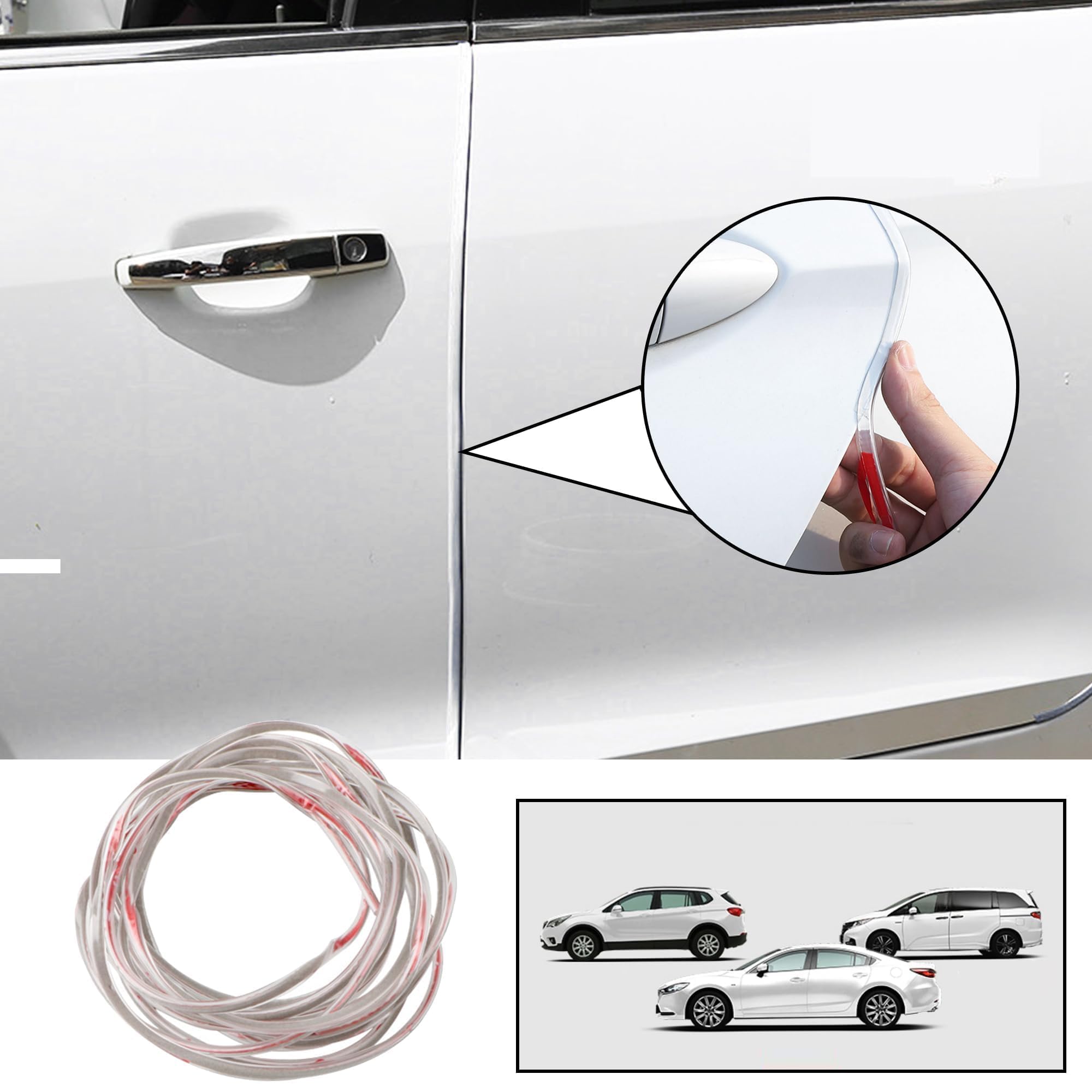Auto rand Protector Strip 5M Auto deur afdichting protector U
