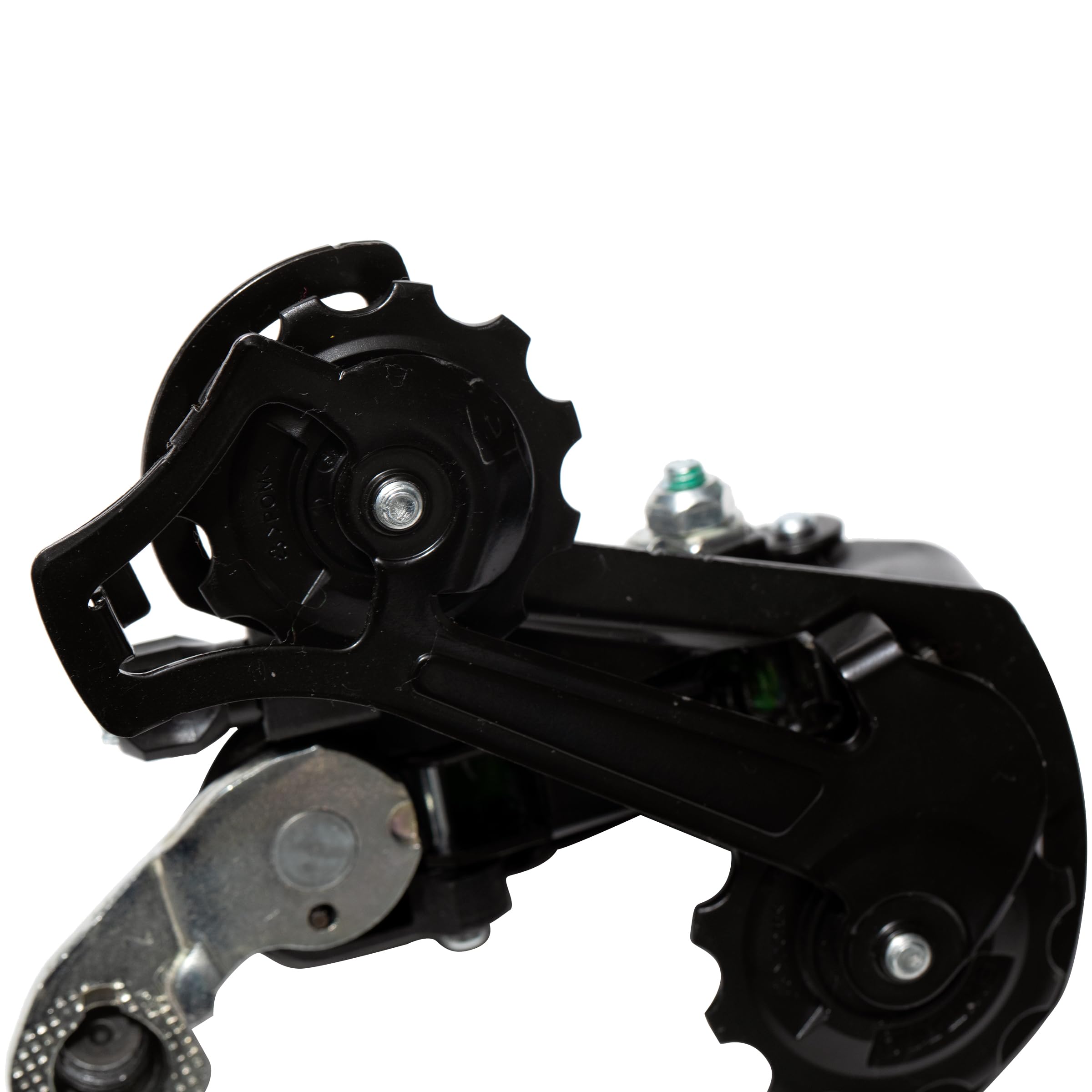 DR.BIKE Deragliatore a 7 marce, montaggio diretto, puleggia nera, gambe lunghe