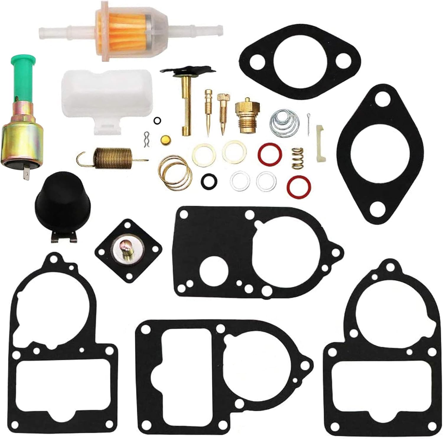 TOM - 28-34 PICT3 Universal Replace Kit Cut Off Valve & Float for 1949-1979 for VW Beetle Transporter Karmann Ghia 131261275A 700-34