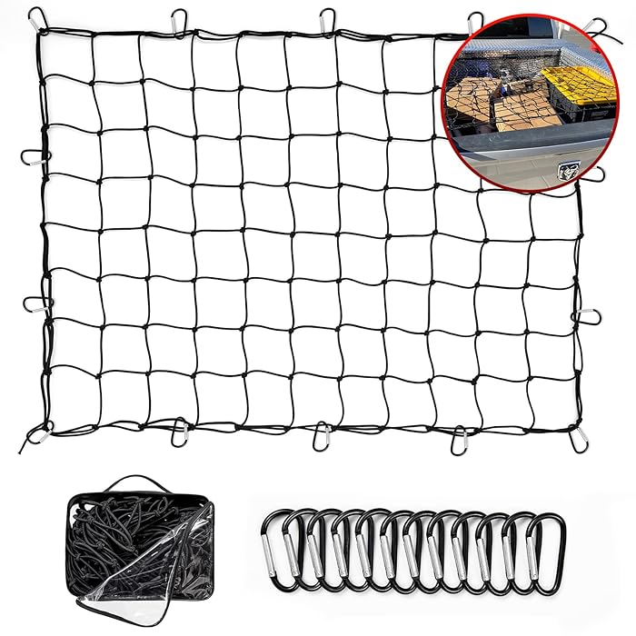 Buy Vepagoo Truck Pickup Bed Cargo net, Roof Rack Cargo Net, 4’X6