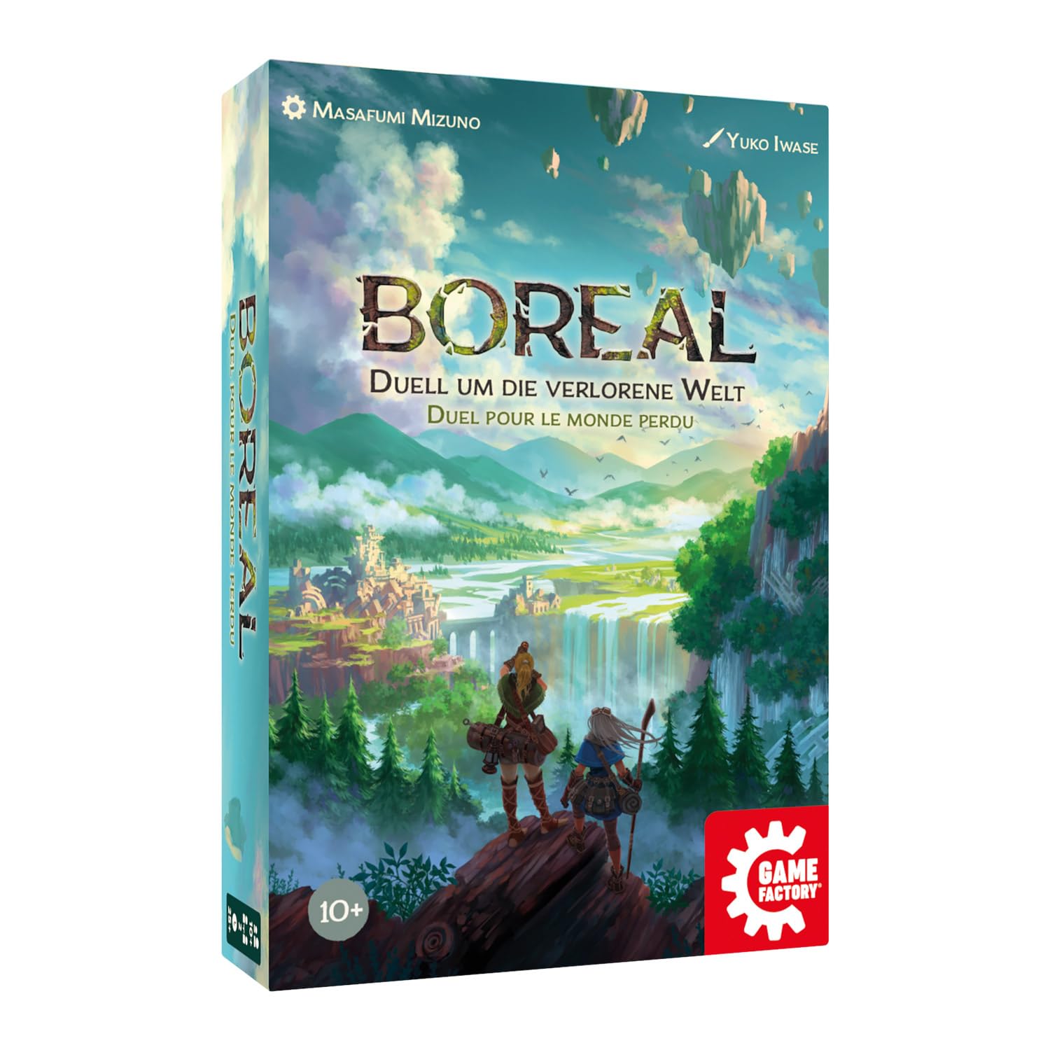 Game Factory 646081 Boreal, Duelo por el Mundo perdido, Cartas para Adultos y niños a Partir de 10 años, Juego de Mesa para 2 Personas