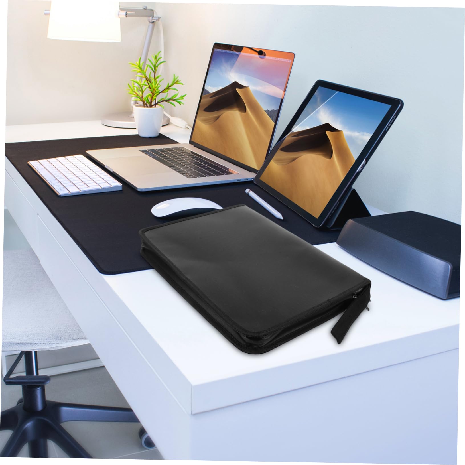 DOITOOL Carpeta de Archivos Expandible Organizador de Recibos y Cheques Bolsa con Cremallera para Uso Oficina o Hogar