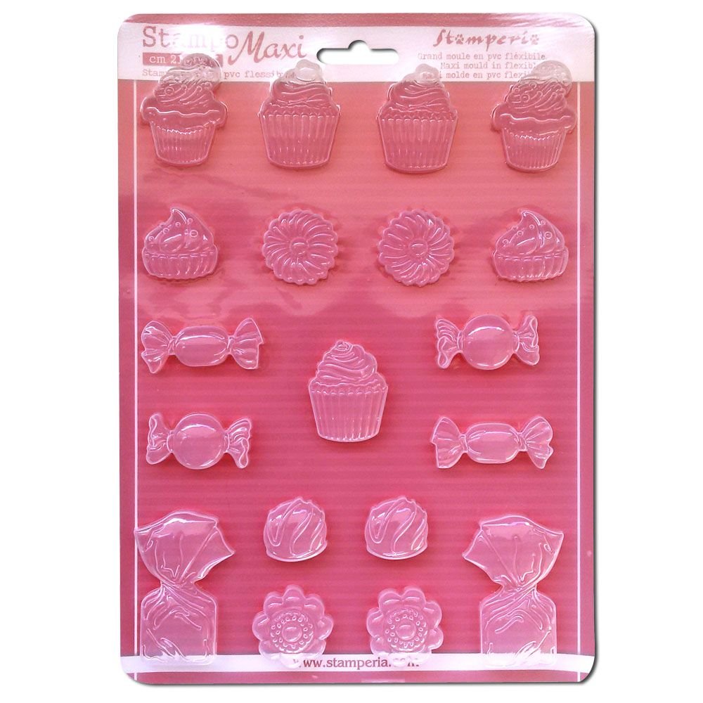 Stampo In PVC Flessibile Per Colate A Freddo | Formato A4 21x29,7 Cm Per Gesso, Resina, Sapone E Paste Sintetiche