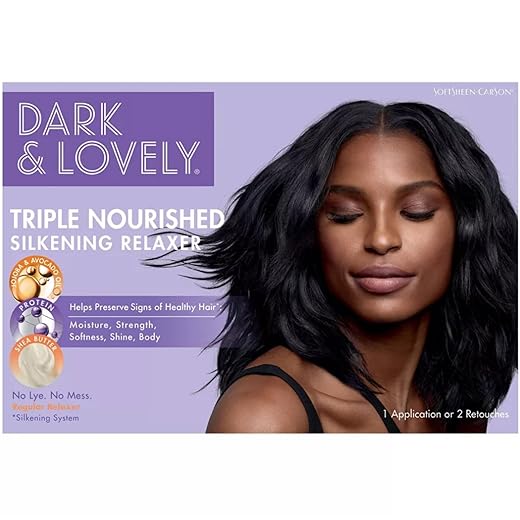 Dark and Lovely Triple Nourished Silkening Relaxer