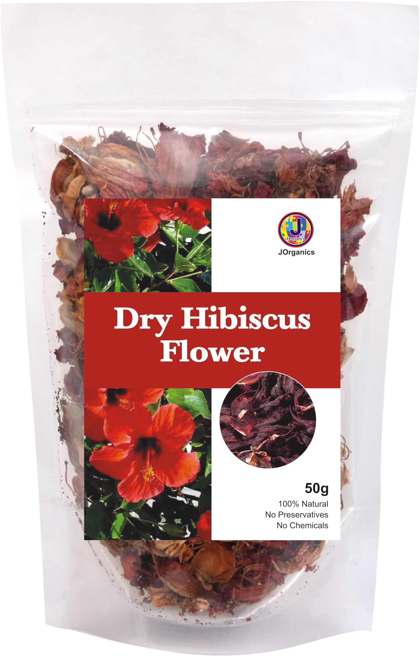 Dry Hibiscus Flower Gudhal ke phool Hibhiscus Petals For Hair Facepack Scalp Blood Circulation Hair Cleanser Face pack I Mocktails Rosa Sinensis Roselle 50 g