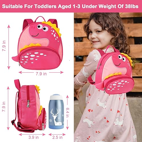 Miniatura 10 de Accmor Arnés para niños y niñas de 1 a 3 años de edad, con correa de amarre y correas de protección para niños y niñas de 1 a 3 años