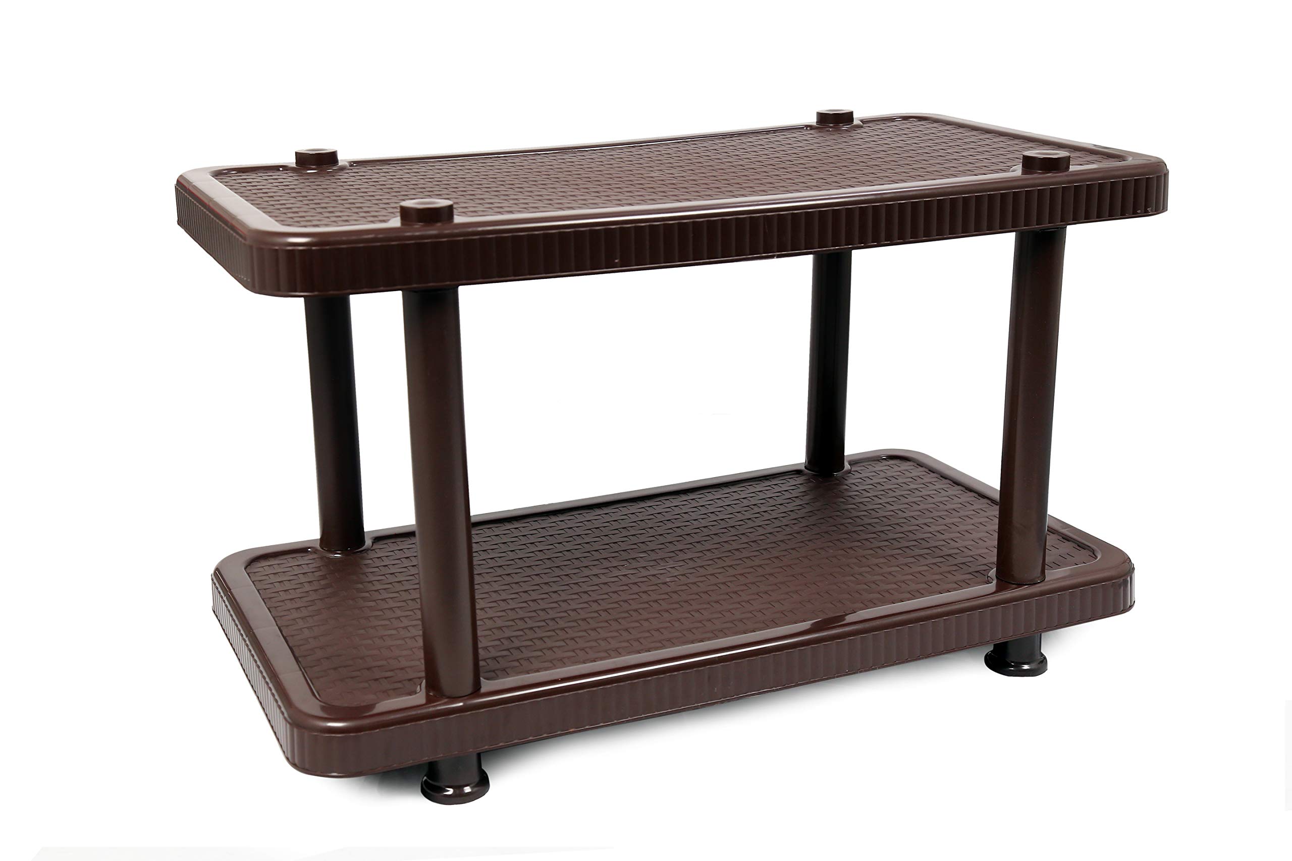 Esquire Plastic Brown Coffee/Center/Living Room Table 4