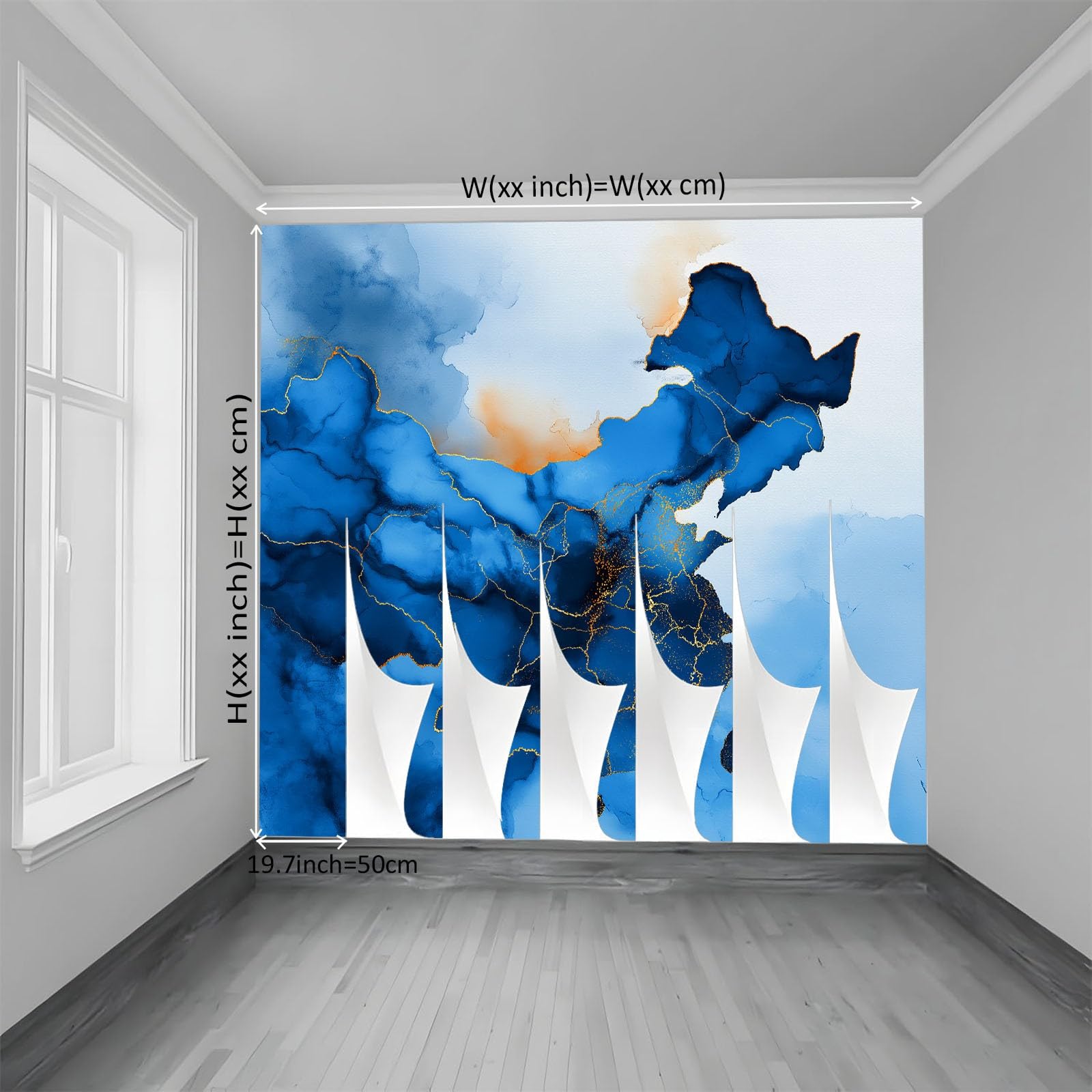 Tapeta ścienna sztuka abstrakcyjna plakat fotograficzny 250 cm x 175 cm, tapeta marmurowa mapa świata tekstura - dekoracja ścienna do salonu sypialni pokoju dziecięcego pokoju zabaw