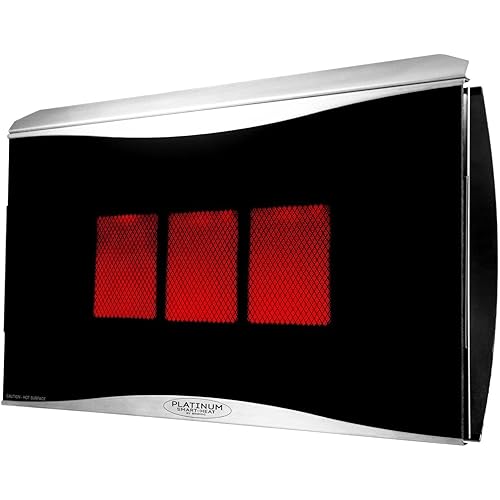 Bromic Heating BH0110001-1 Smart-Heat Platinum 300 Radiant Infrared Patio Heater, Natural Gas, 23600 BTU