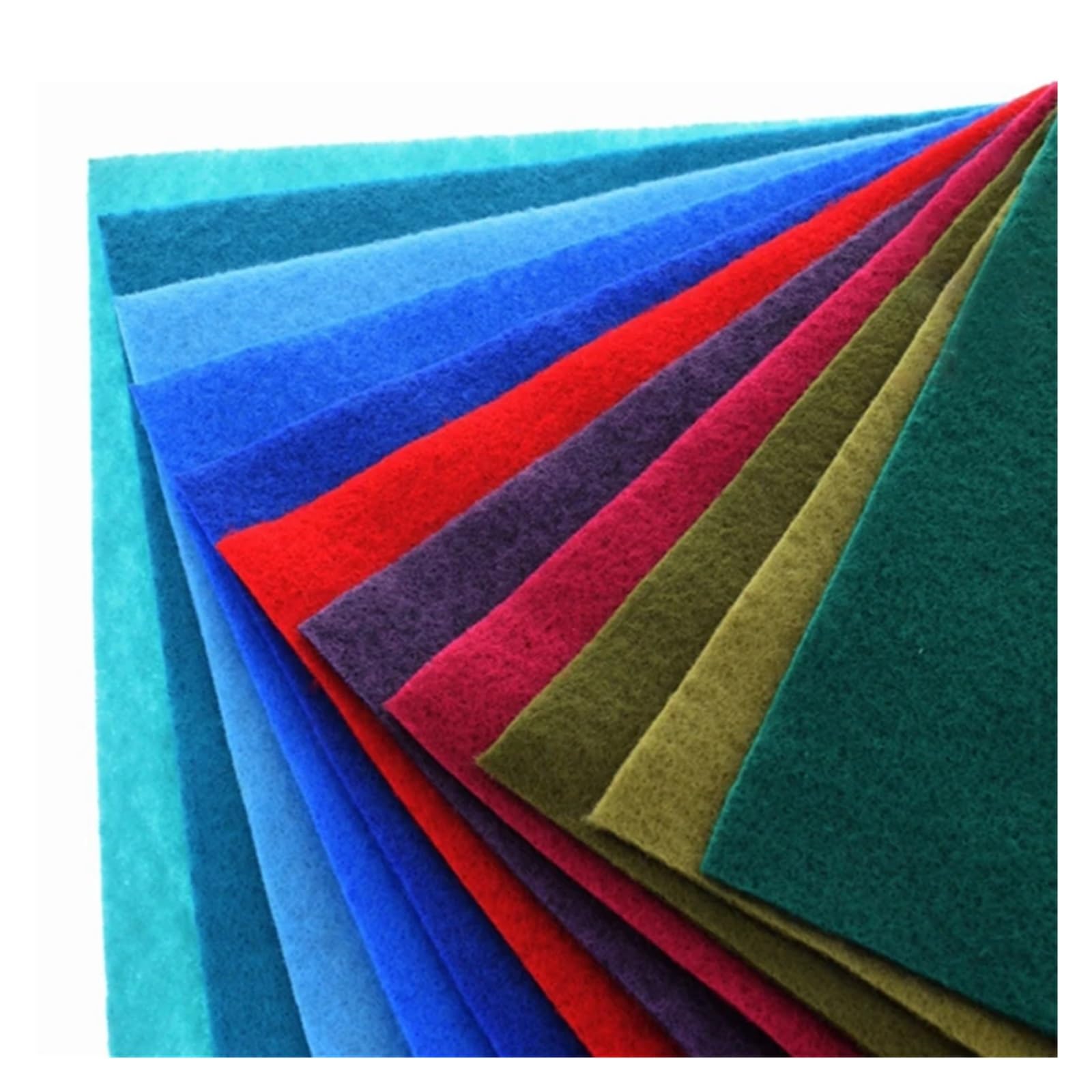 Tela fieltro Tela de poliéster no tejida 1,5 mm grosor, color liso, fieltro for manualidades infantiles, costura y proyectos DIY Fieltro para manualidades