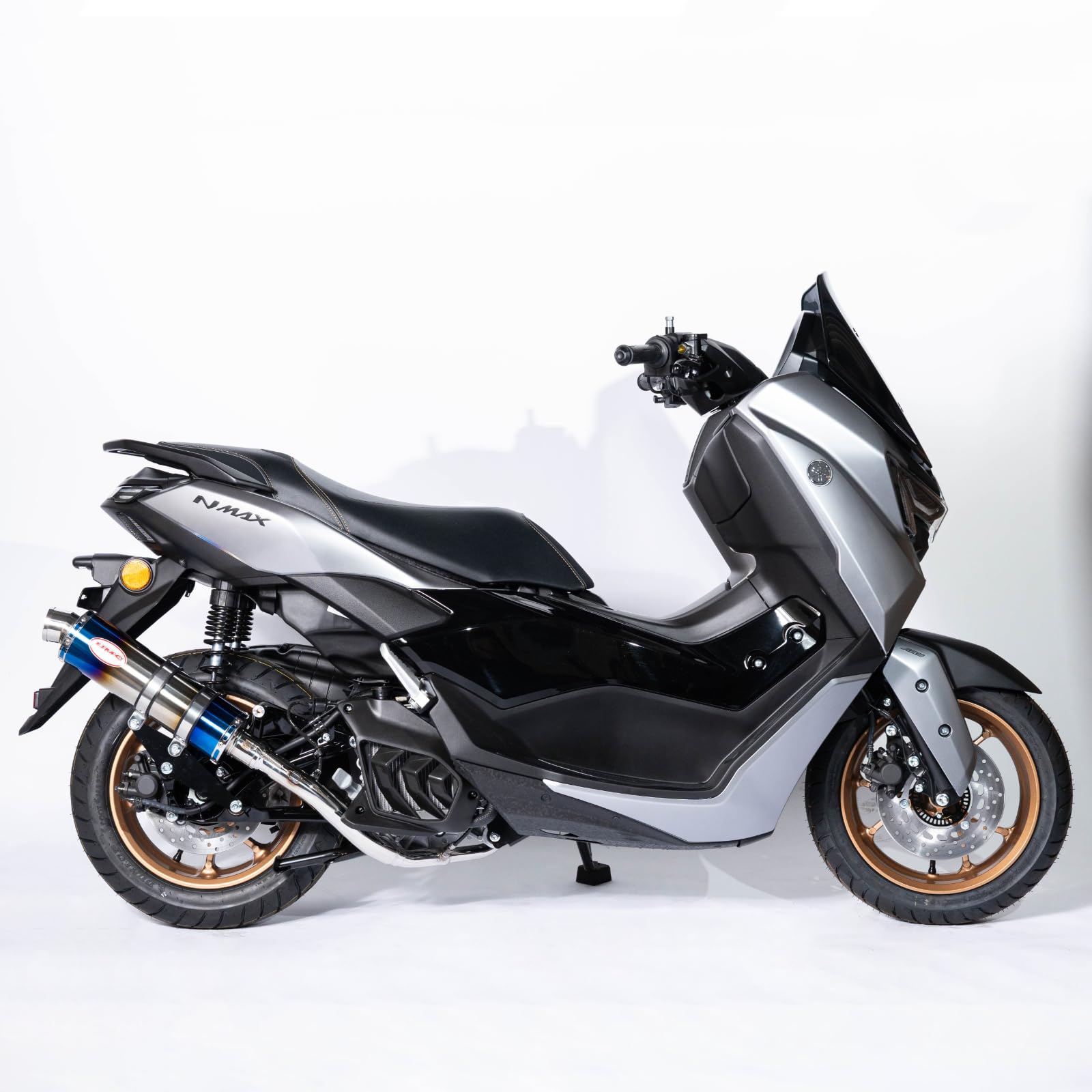 新製品HMS 製SSBヤマハ NMAX155 対応 8BK-SG92Jマフラー Amazon | 【国内メーカー HMS製】 ヤマハ NMAX155 対応 8BK-SG92J