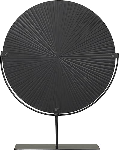 Miniatura 3 de CosmoLiving by Cosmopolitan Escultura decorativa de metal en forma de explosión de estrellas, estatua tallada para decoración del hogar con soporte,