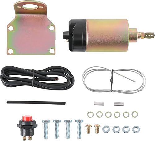 JDMSPEED Kit de solenoide para puerta afeitada de 60 libras, diseño de barra de calle para abrir las puertas, campanas y baúles más resistentes, 60