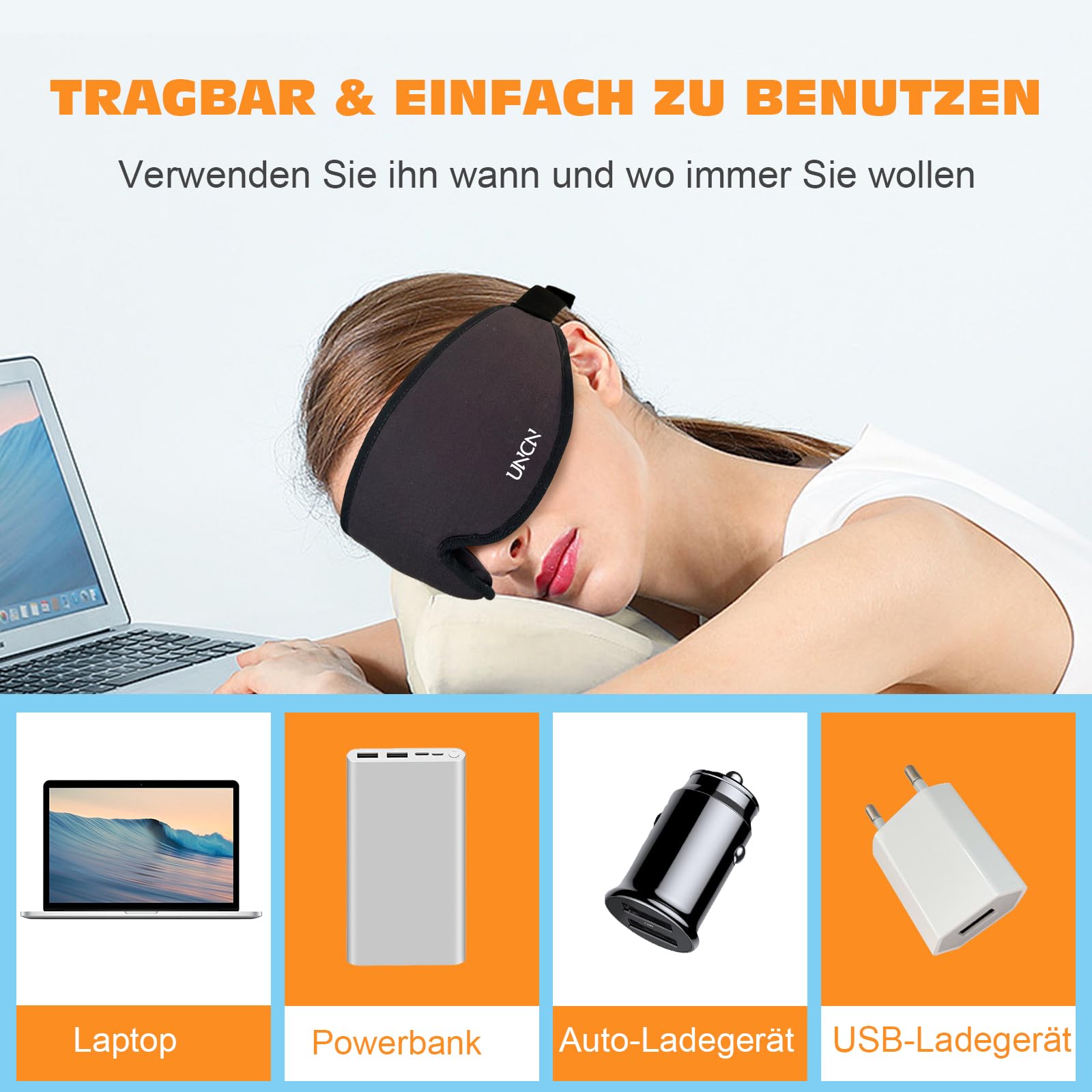 Maschera per Occhi Riscaldata USB Elettrica, Maschera per Occhi Alla Lavanda con Ombretto a Vapore, Massaggiatore per Occhi Portatile per Alleviare la Blefarite, Secchezza, Stress, Occhi Gonfi(viola