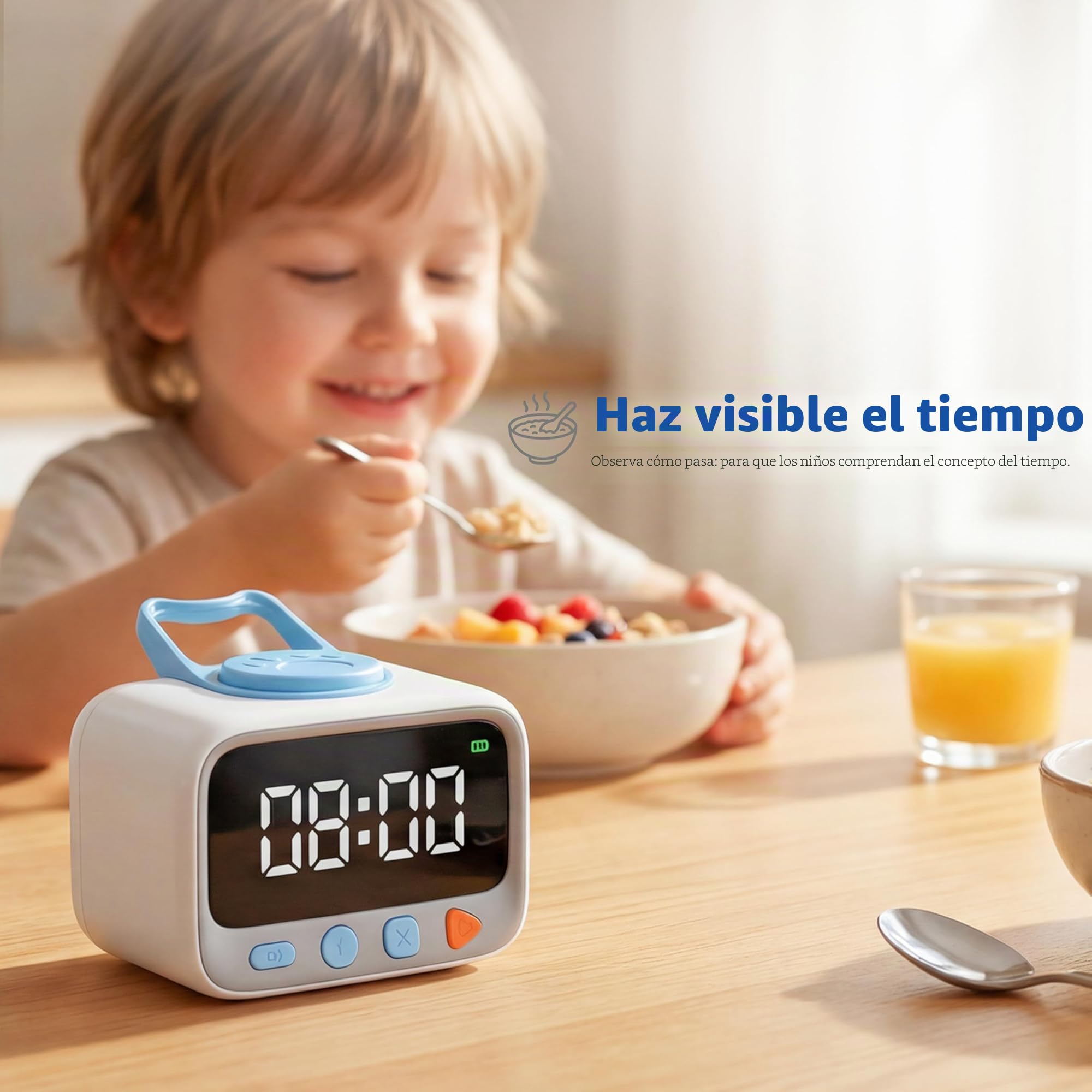 Sticker Timer Temporizador Visual de Cuenta Regresiva con 200 pegatinas de recompensa para niños, temporizador digital recargable para ADHD, herramienta para aulas y educación en casa
