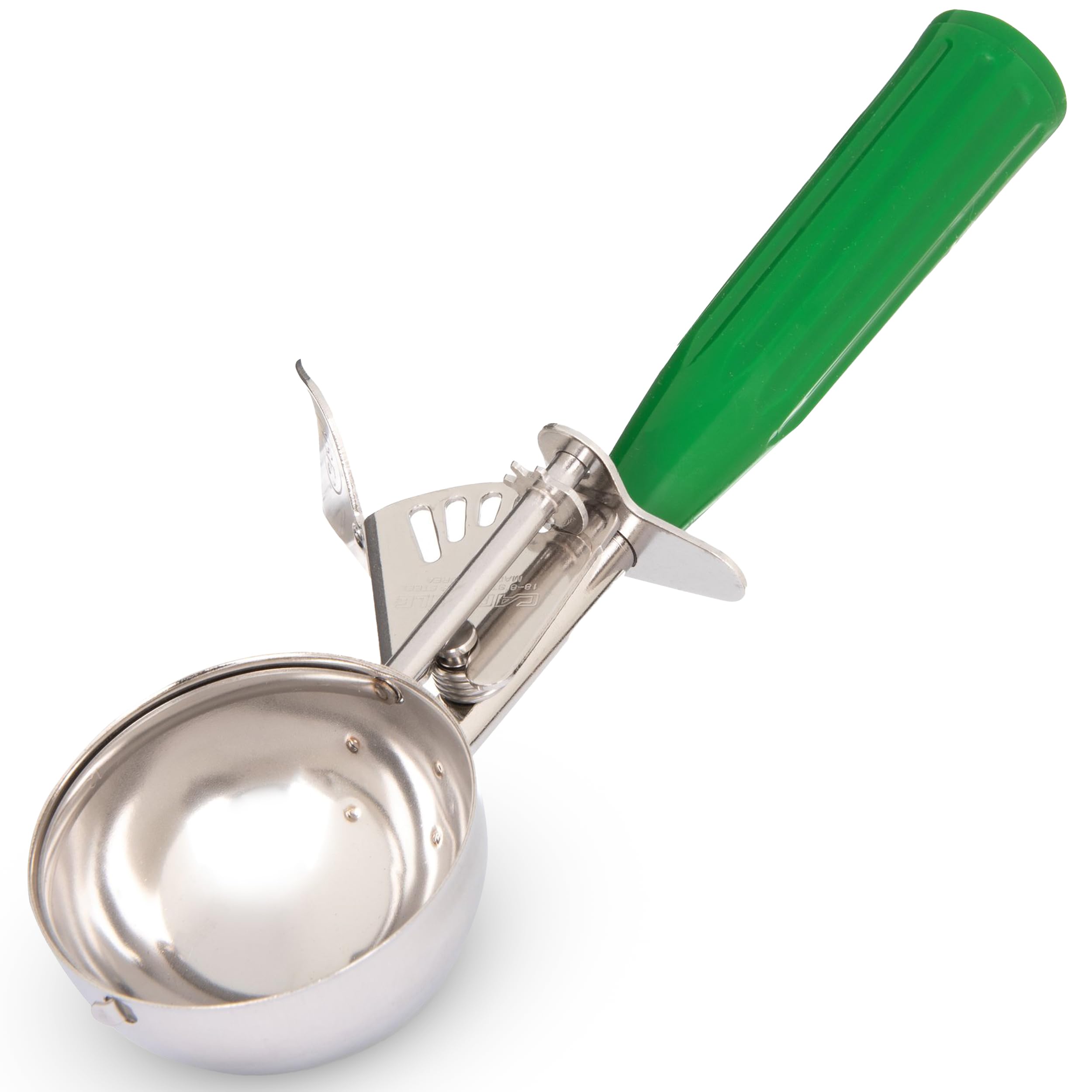 Carlisle 60300-12 Lot de 12 cuillères en acier inoxydable avec contrôle des portions Vert 93,6 g