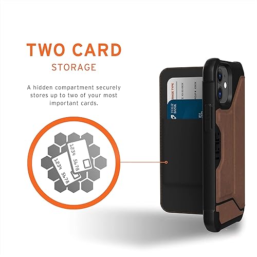 Miniatura 3 de URBAN ARMOR GEAR UAG - Funda diseñada para iPhone 12 Mini, pantalla de 5.4 pulgadas, con ranuras para tarjetas y soporte de visión, funda protectora