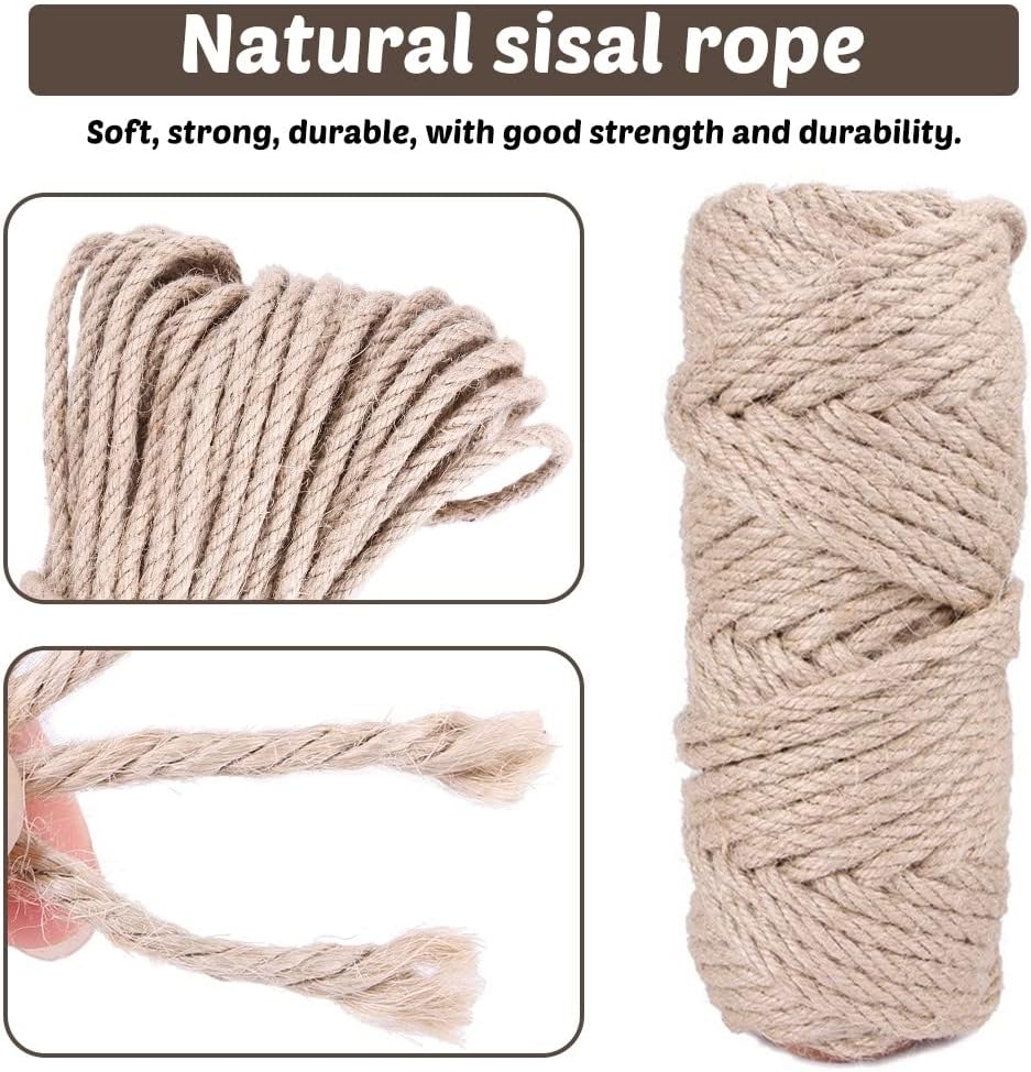 review DONGKER Cat Scratcher Toy Post,Tear Resistance Scratching Cat Climbing Pole for DIY Making Decorating Gardening