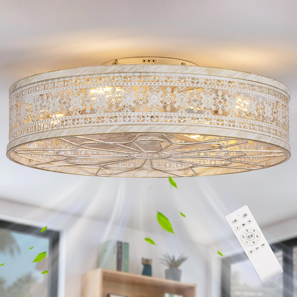 SHLUCE 22 Caged Ceiling Fan