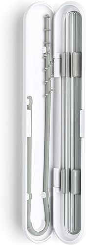 Miniatura 10 de SOMA - Pajita de vidrio con funda de viaje forrada de silicona y herramienta de limpieza, 8 pulgadas, rubor (501-16-01)