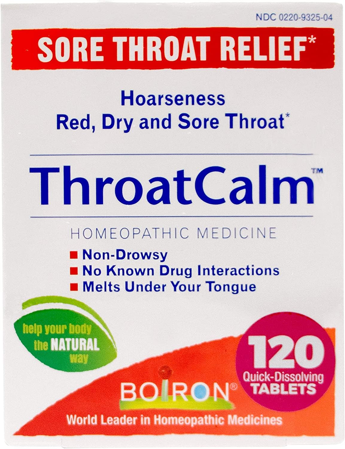 ThroatCalm Tablets for Pain Relief from Red, Dry, Scratchy, Sore Throats and Hoarseness - 120 Count (Pack of 2)