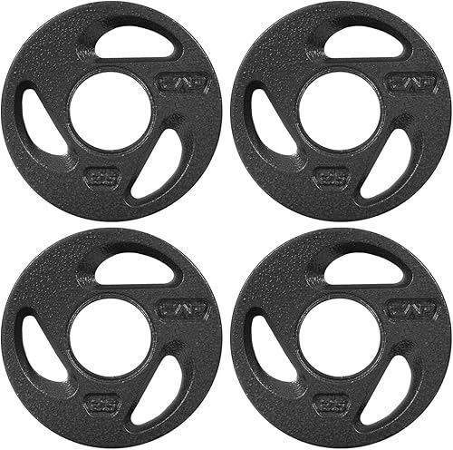 CAPHAUS Placas de peso olĂmpicas, apertura de cuello de 2 pulgadas de diámetro, agarre de 3 agujeros que ofrece a los atletas un agarre cĂłmodo y una CAPHAUS Placas de peso olĂmpicas, apertura de cuello de 2 pulgadas de diámetro, agarre de 3 agujeros que ofrece a los atletas un agarre cĂłmodo y una