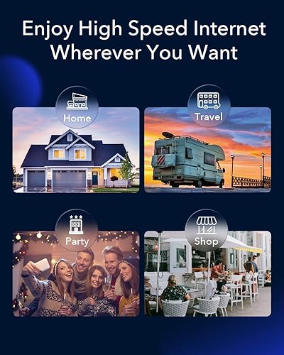 Miniatura 7 de Cudy Enrutador WiFi 4G LTE Cat 12, enrutador de módem LTE, chipset Qualcomm, router celular Dual SIM 4G, WiFi de doble banda AC1200, 4 puertos