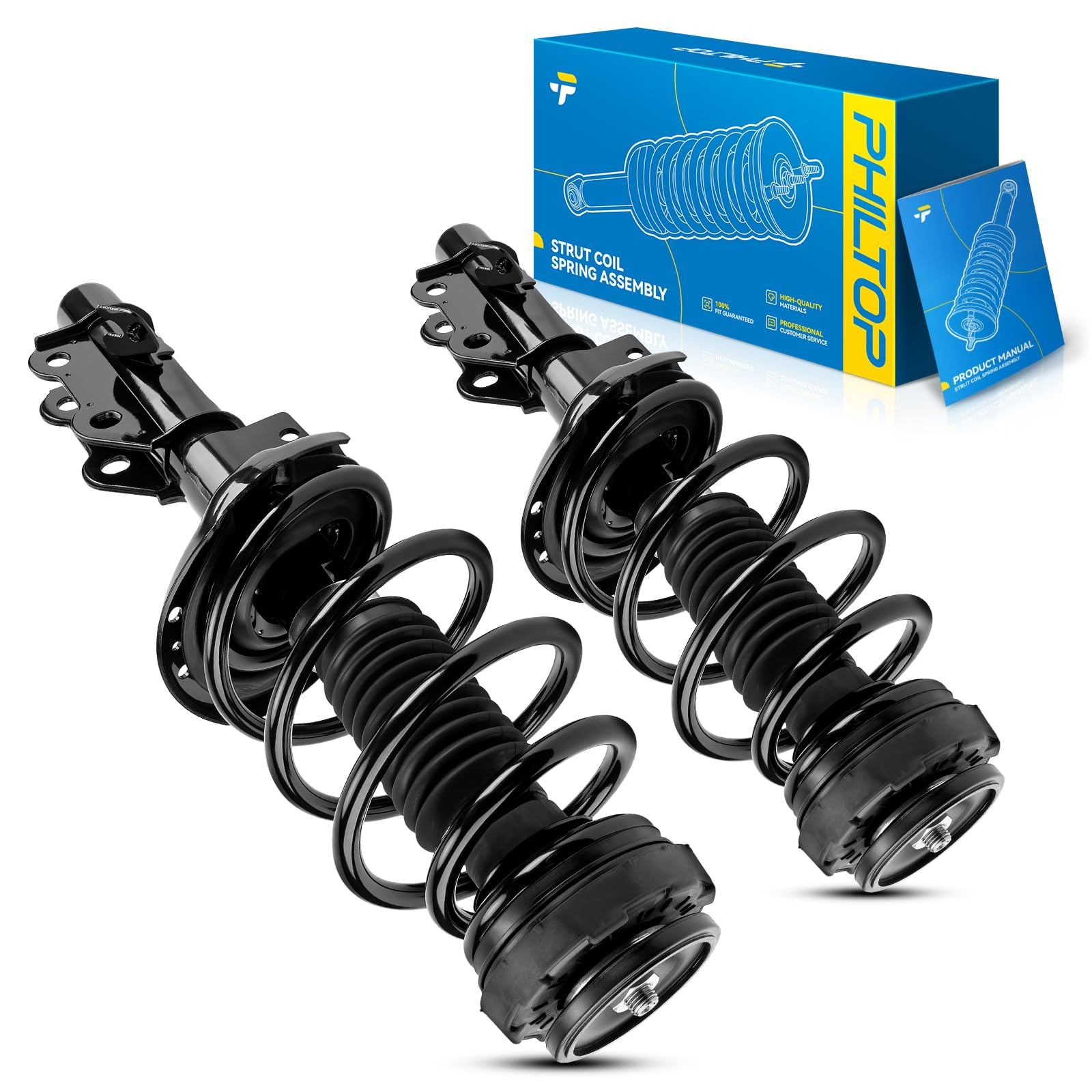PHILTOP Set of 2 Front Strut Assembly for 2013-2015 Camaro 3.6L