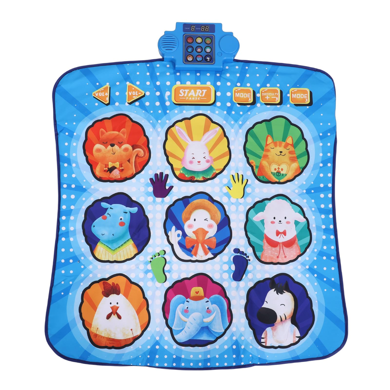 Alfombra de Baile Inalámbrica para Niños Divertido Juego de Música Interactivo para la Familia Interior Al Aire Etenilo 40.55x34.65in (#2)