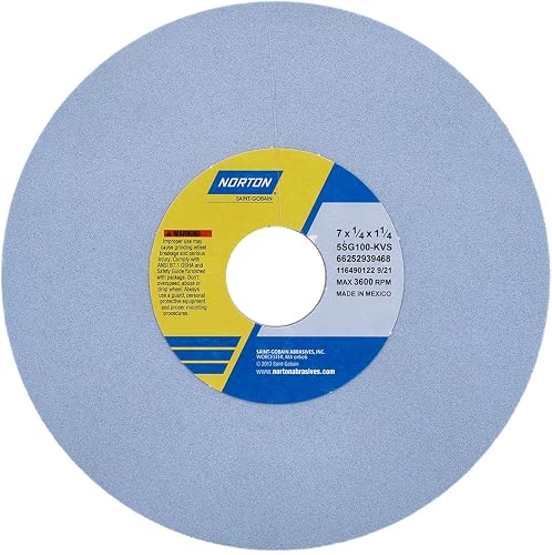 Grinding Wheel, T1, 7x1/4x1.25, CA, 100G, PK5