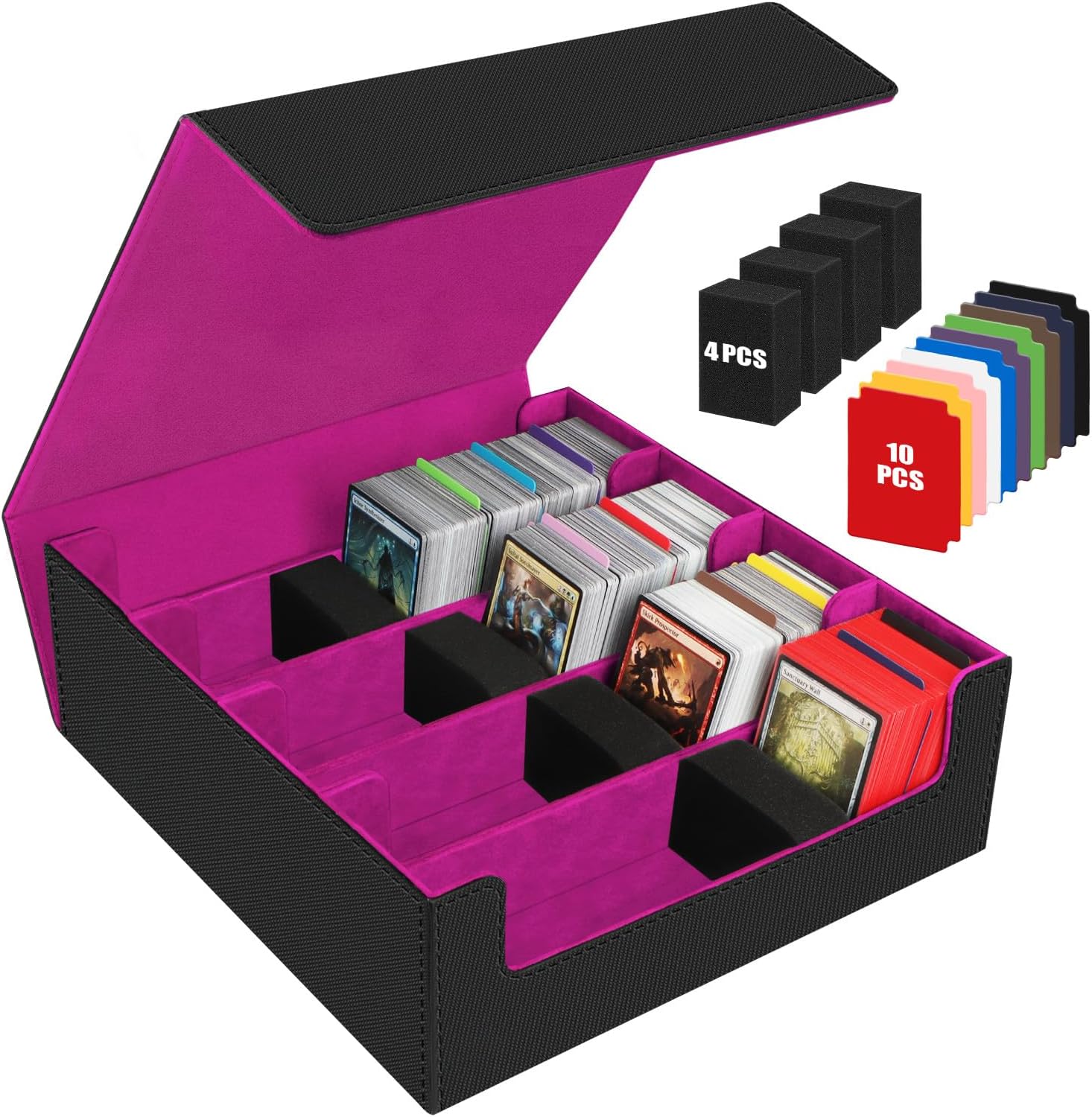 Caja de para organizar +3200 cartas con 10 divisores de colores y 4 separadores de espuma por 31,99€ ¡¡6% de descuento!!