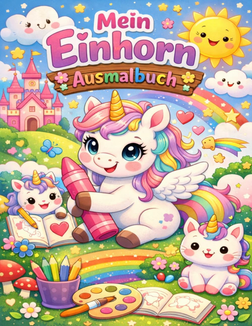 Mein Einhorn Ausmalbuch
