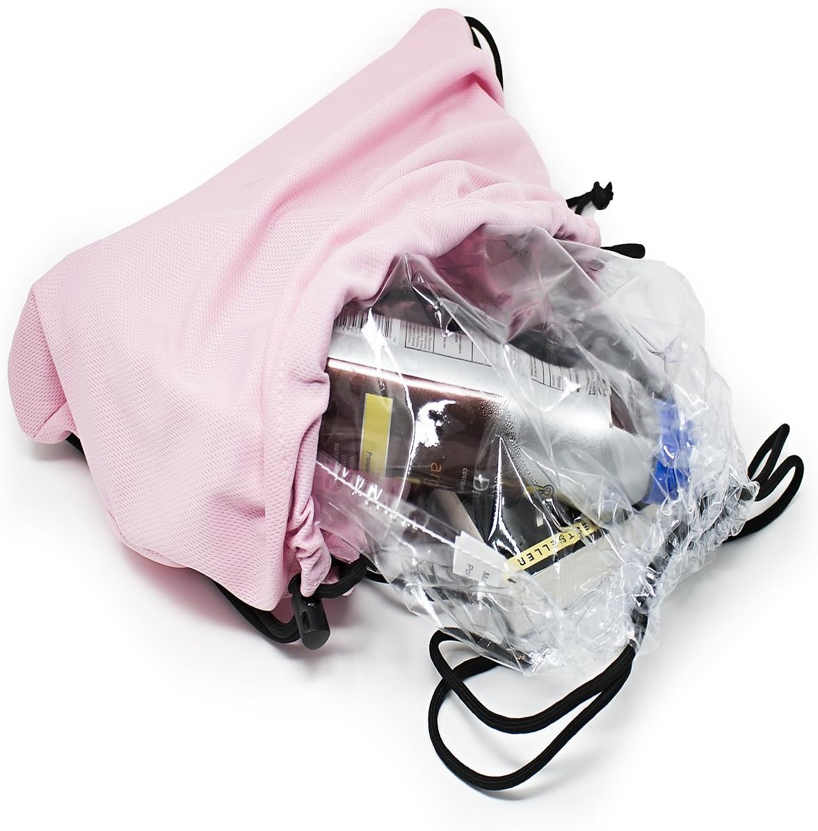 Drawstring backpack clear stadium bags | Transparent stadium approved backpacks for adults, men, woman, and kids | See through cinch sack for travel or football, baseball, soccer games, or concerts