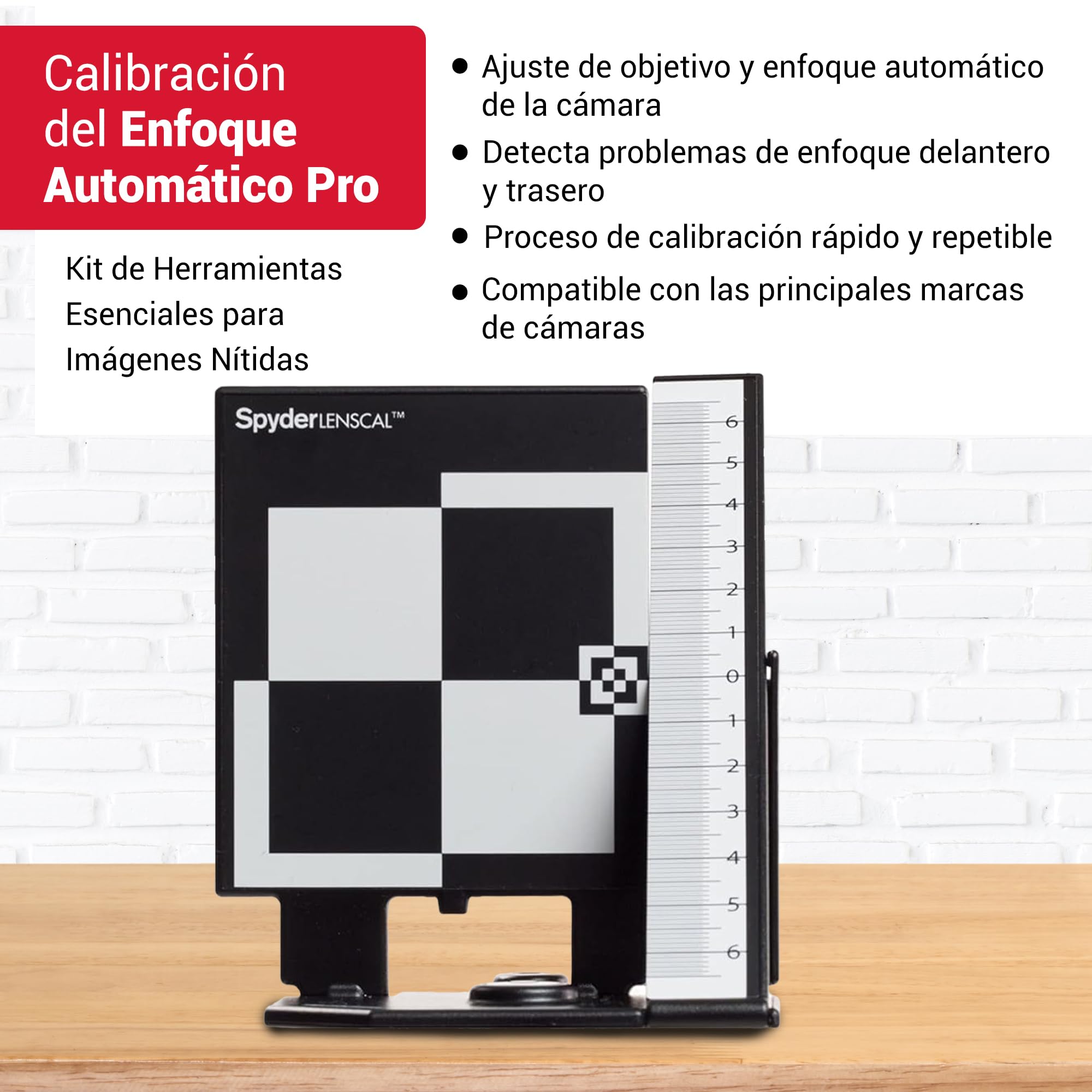Datacolor Spyder LensCal – Herramienta de Calibración de Lentes para Ajuste y Mejora de Precisión del Autofocus