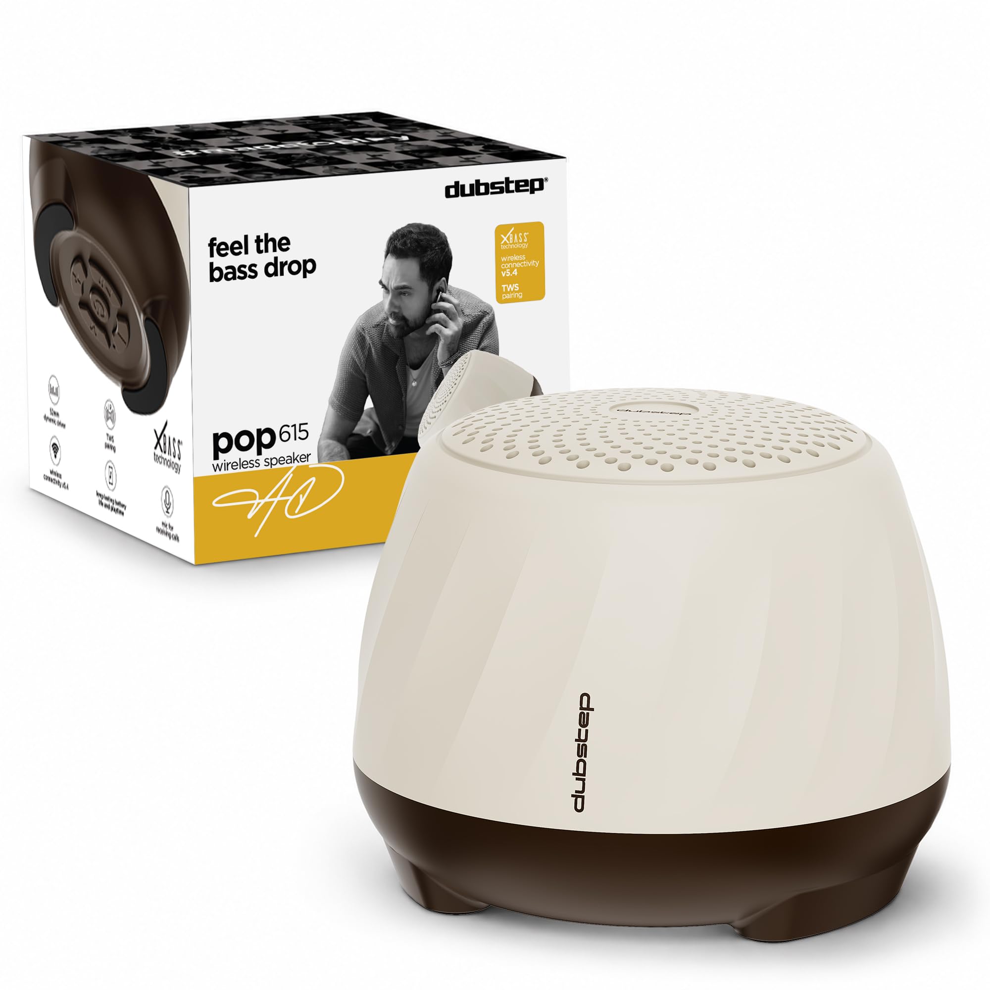 Dubstep Pop 1400 Portable Bluetooth Speaker | 14W Loud Sound, Deep Bass with XBASS, 16 Hrs Playtime, TWS Stereo Pairing, 52mm Driver, Splash-Resistant, Carry Strap (Black) — Amazon image 22
