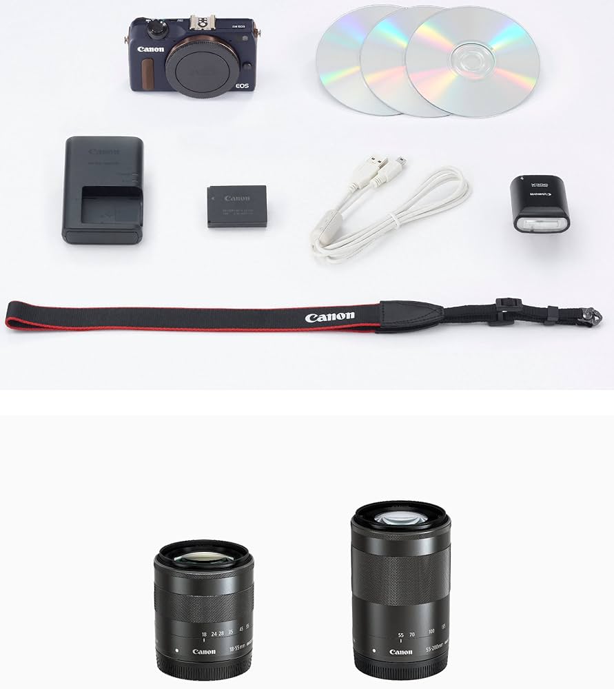 Amazon | Canon ミラーレス一眼カメラ EOS M2 ダブルズーム
