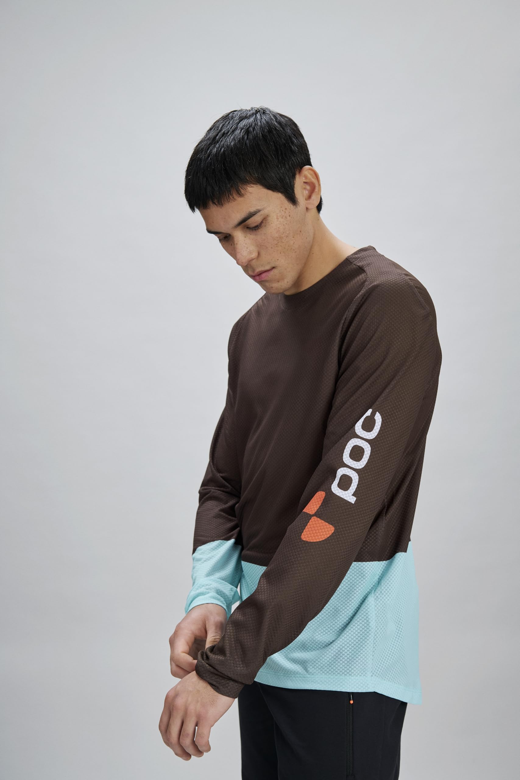 POC Motion Air L/S Jersey Hombre – Maillot para MTB y Trail con Material Reciclado, Secado rápido
