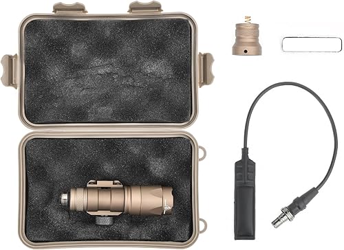 Miniatura 7 de NECARL Luz ultra pistola, 400 lúmenes mini linterna táctica arma luz con montaje QD de liberación rápida, apto para riel Picatinny de 0.787 in o