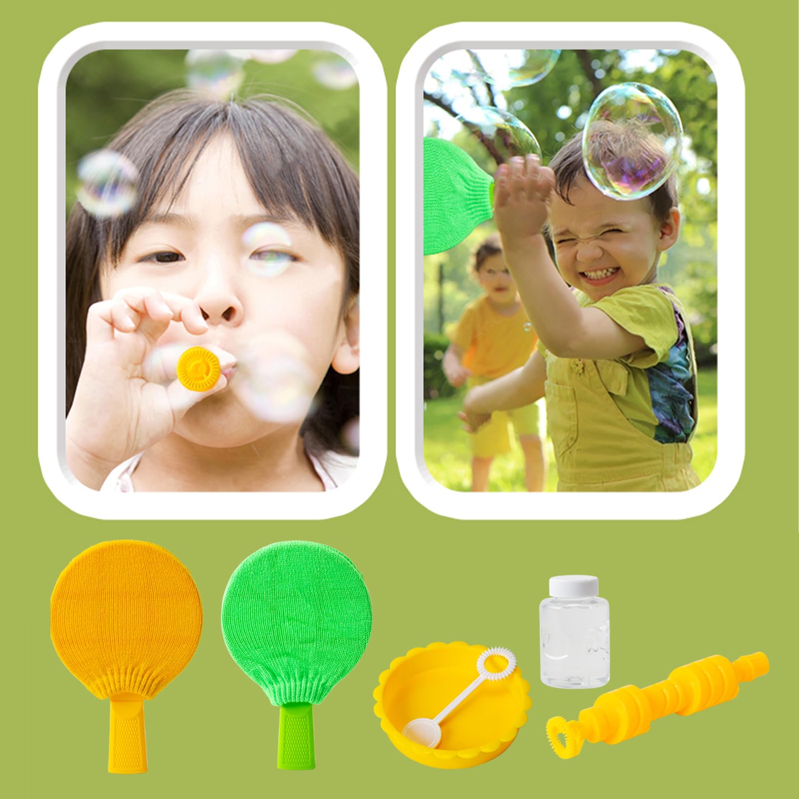 Juguetes Que soplan Burbujas Grandes - Interactivo impoppable para la coordinación -Mano,Juguetes de Fitness para Interiores para el hogar, guardería, Parque de Atracciones, guardería
