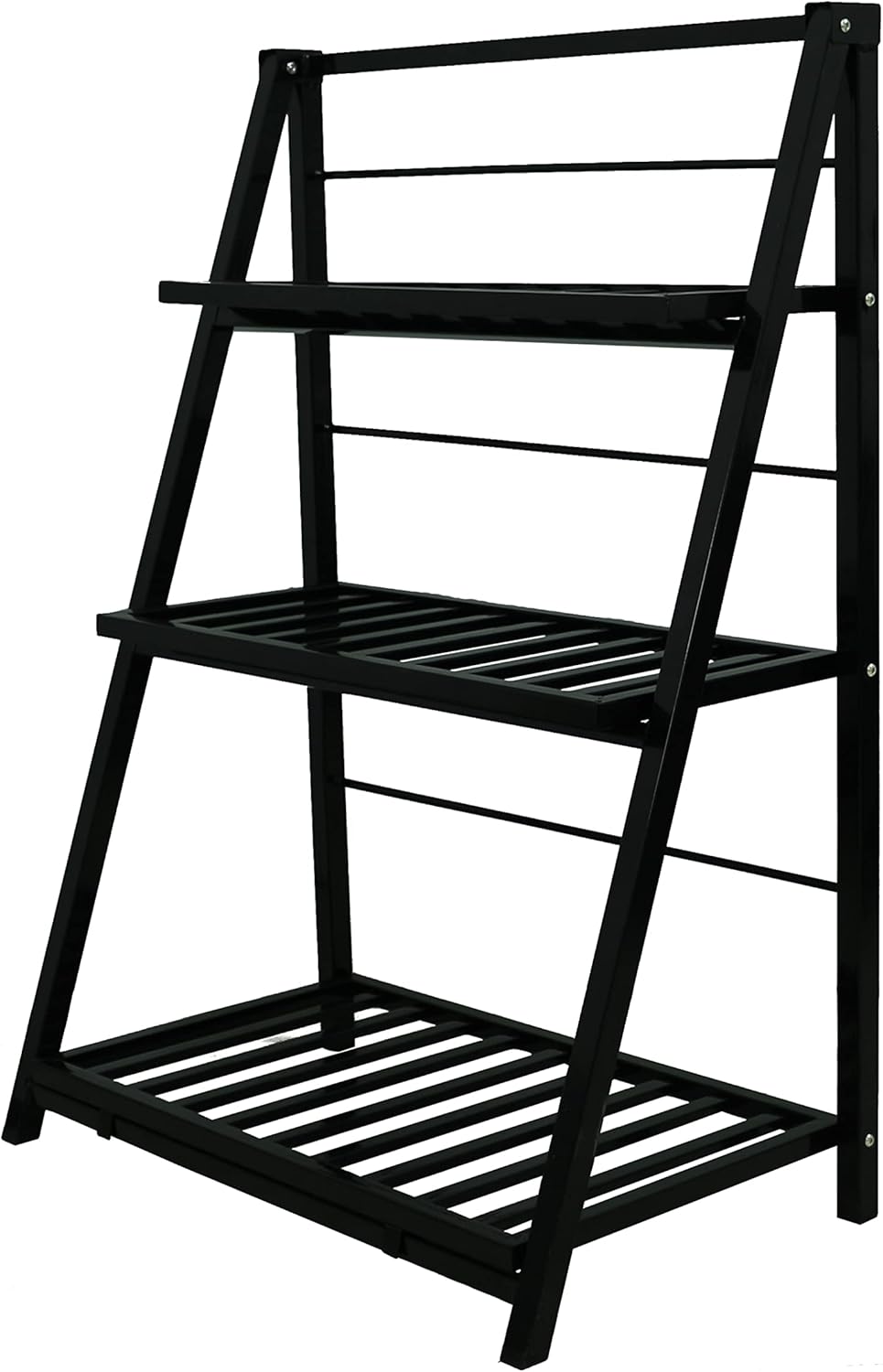 Gardzen Heavy Duty 3 Tier Metal Plant Stand, Flower Display Rack, Planter Shelf Holder Storage for Indoor Outdoor Use Clearance
