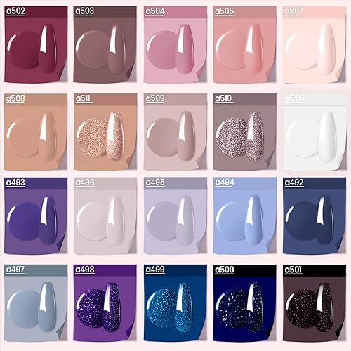 Miniatura 4 de Beetles - Juego de 2 esmaltes de uñas de gel de 0.5 fl oz (0.5 fl oz) que no se limpia con 20 esmaltes de uñas de gel, acabado brillante y larga