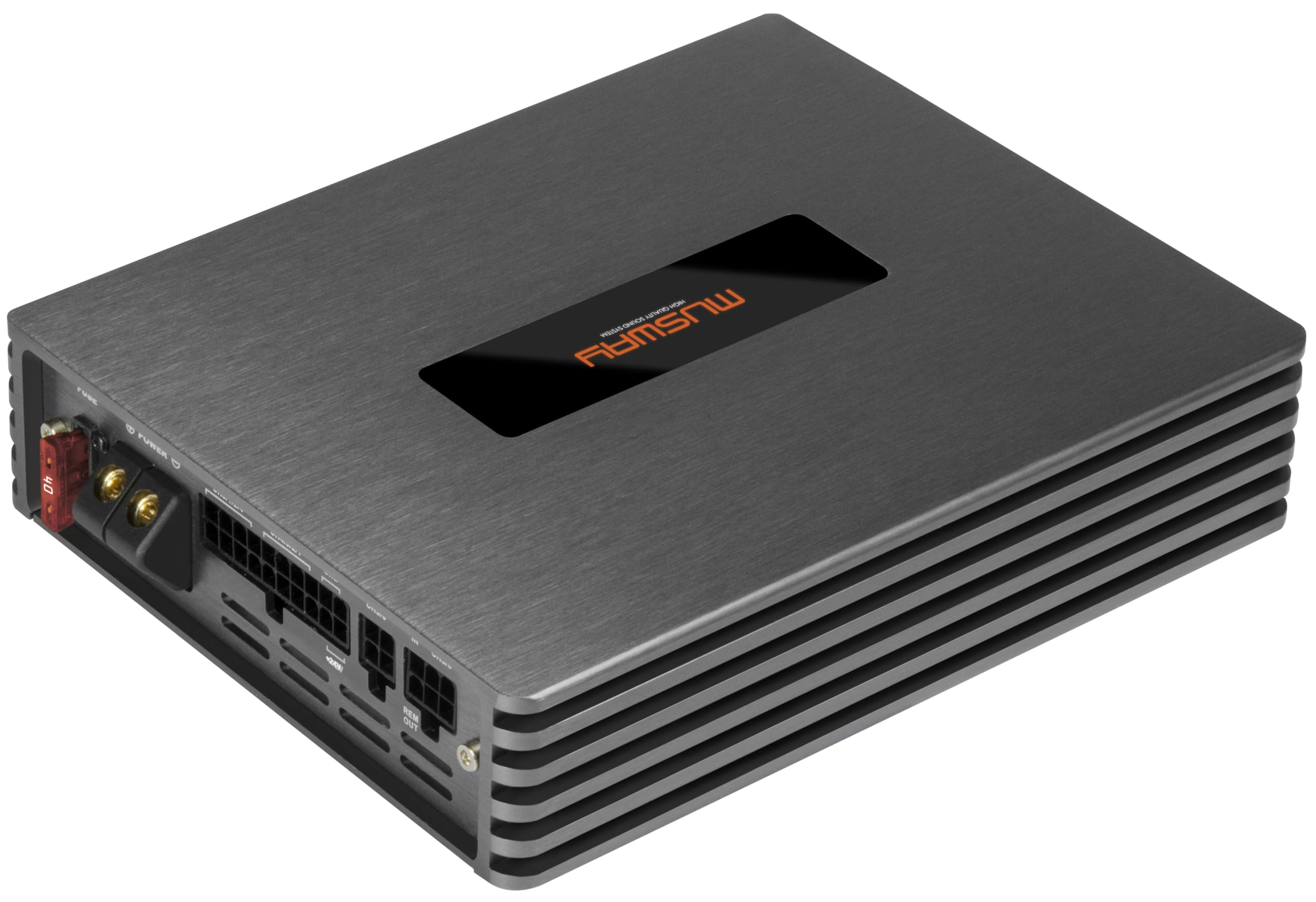 MUSWAY M6v4-512K - Amplificatore digitale a 6 canali con DSP a 8 canali con cablaggio a fasci ISO 2,5 m