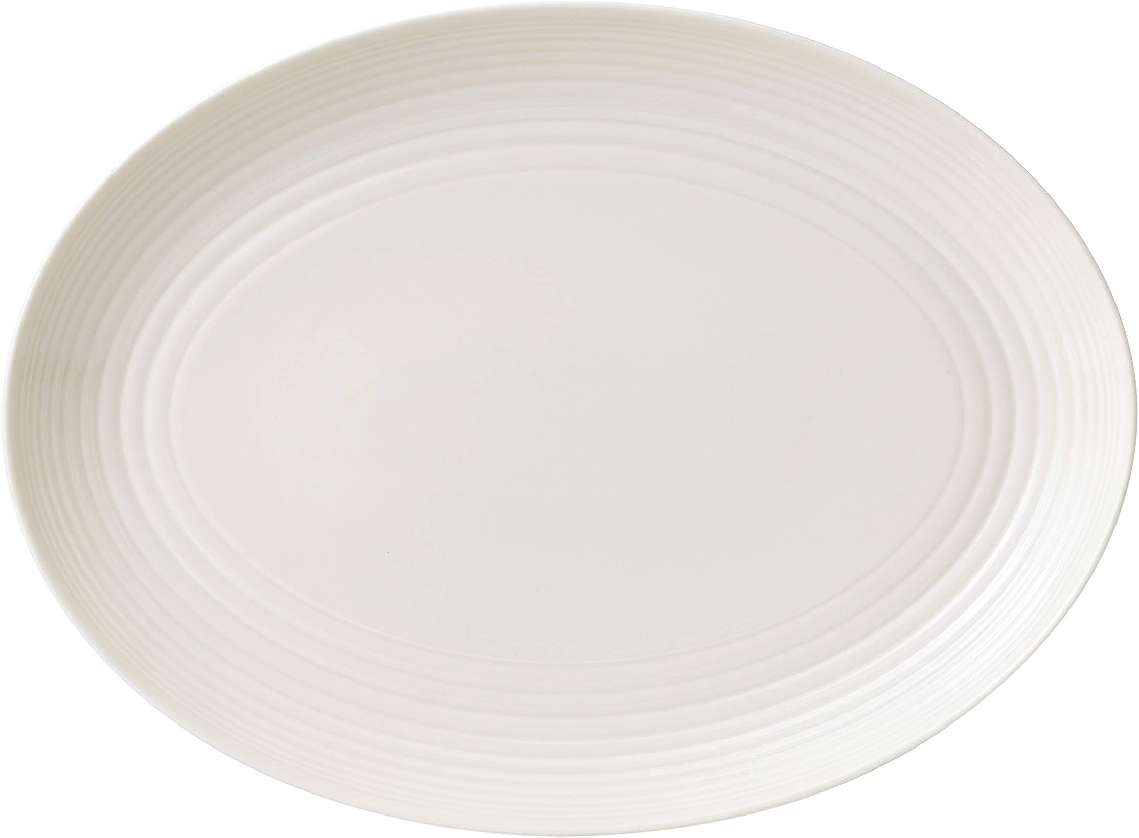 Gordon Ramsay Maze Oval Dish 32cm White