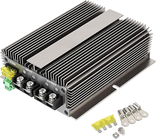 HOMELYLIFE Reductor de voltaje de alta potencia de 600 W DC 48 V 60 V 72 V reductor de voltaje a CC 12 V 50 A Buck convertidor módulo impermeable